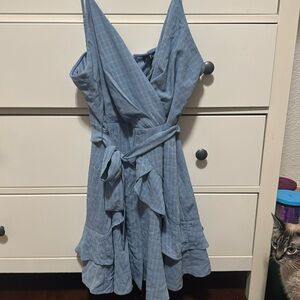 Trixxi spaghetti strap sundress! NWT! Light blue!